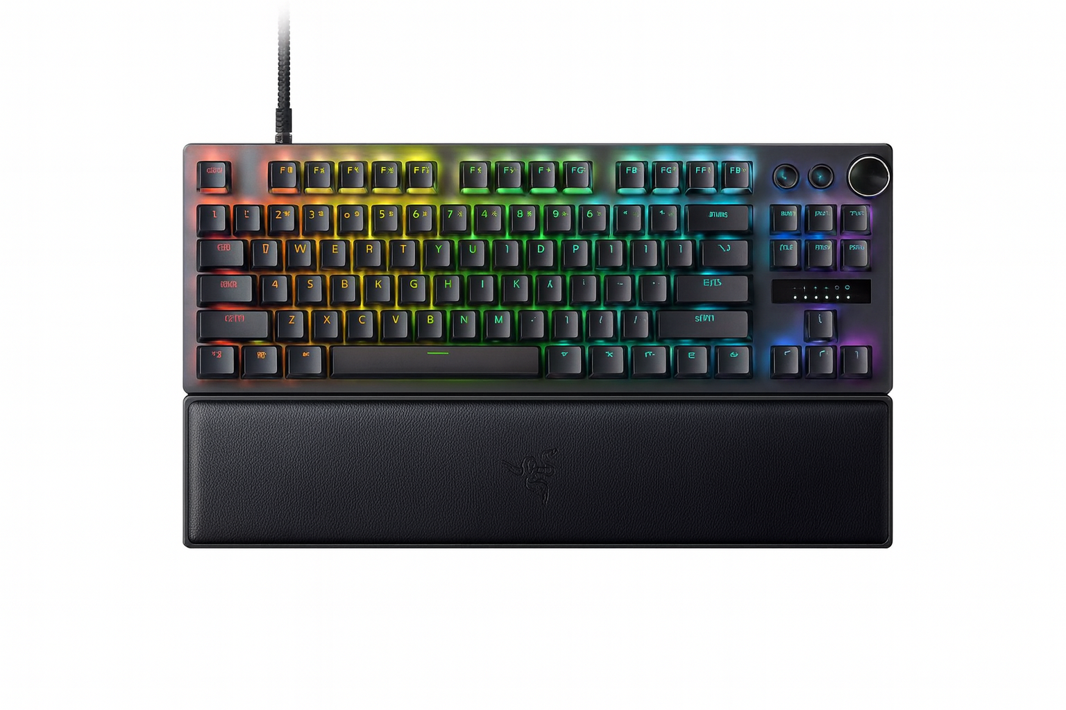 Razer Huntsman V3 Pro Tenkeyless 8KHz | Gaming keyboard | Wired | US | Razer Analog Optical Switch Gen-2 | Black