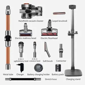 "Jimmy" dulkių siurblys H9 Pro Cordless, veikiantis belaidžiu būdu, rankinis ir rankinis, 28,8 V, veikimo laikas (maks.) 80 min, sidabrinės spalvos / vario spalvos, garantija 24 mėn., akumuliatoriaus garantija 12 mėn.