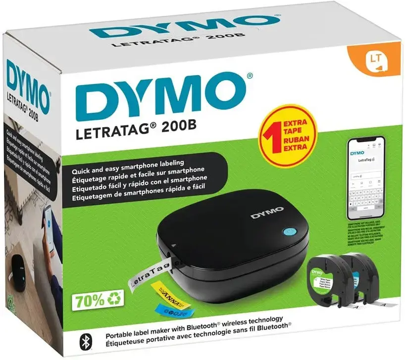 Dymo label printer LetraTag LT-200 B Promo Pack