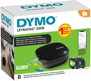 Dymo label printer LetraTag LT-200 B Promo Pack