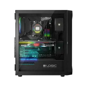 Logic PORTOS ARGB MINIDI USB 3.0 korpusas Juodas