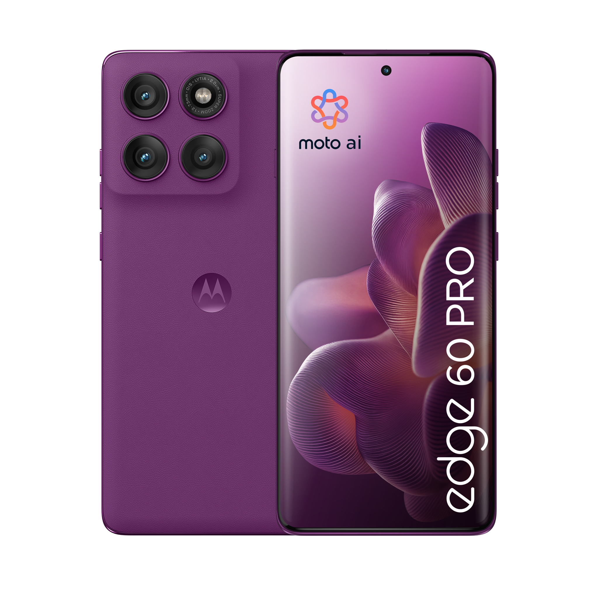 Motorola edge 60 pro, 16.9 cm (6.67"), 12 GB, 512 GB, 50 MP, Android 15, Purple