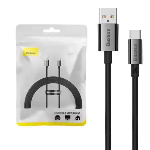 USB į USB-C "Baseus Superior" 100 W 2 m kabelis (juodas)