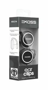 "Koss" laidinės ausinės KSC21k, į ausis, 3,5 mm, juodos spalvos
