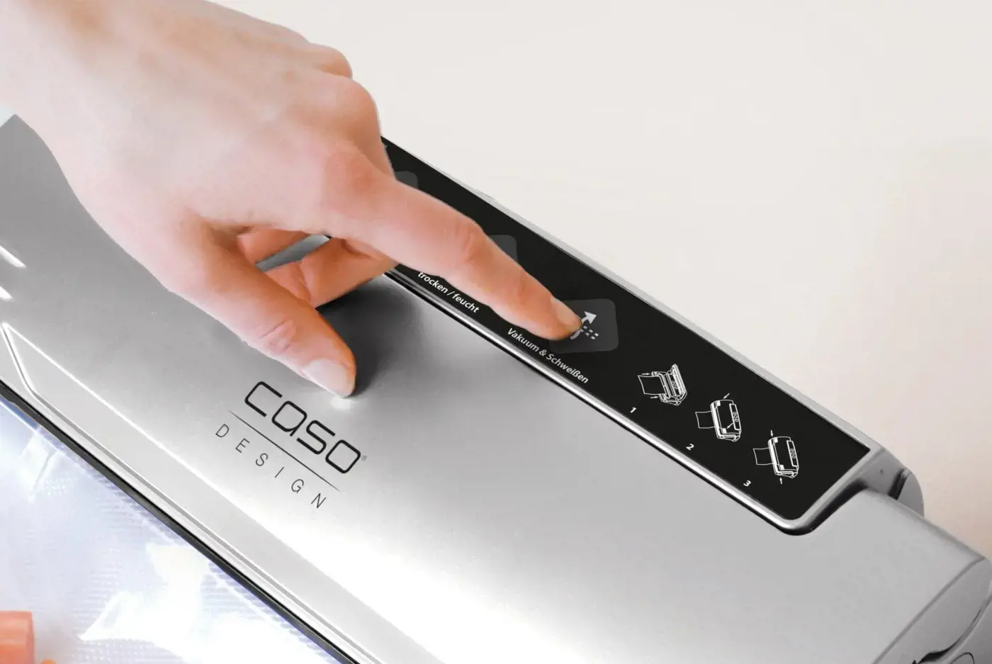 Vakuumatorius Caso 01369, Sidabrinė