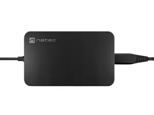 NATEC nešiojamųjų kompiuterių įkroviklis Grayling USB-C 90W, skirtas nešiojamiesiems kompiuteriams, planšetiniams kompiuteriams, telefonams
