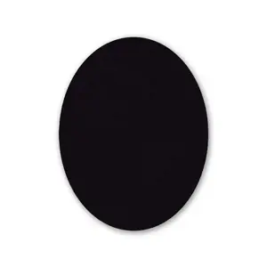 Kreidinė lenta SECURIT Silhouette, ovali, 38x30 cm, juoda sp.