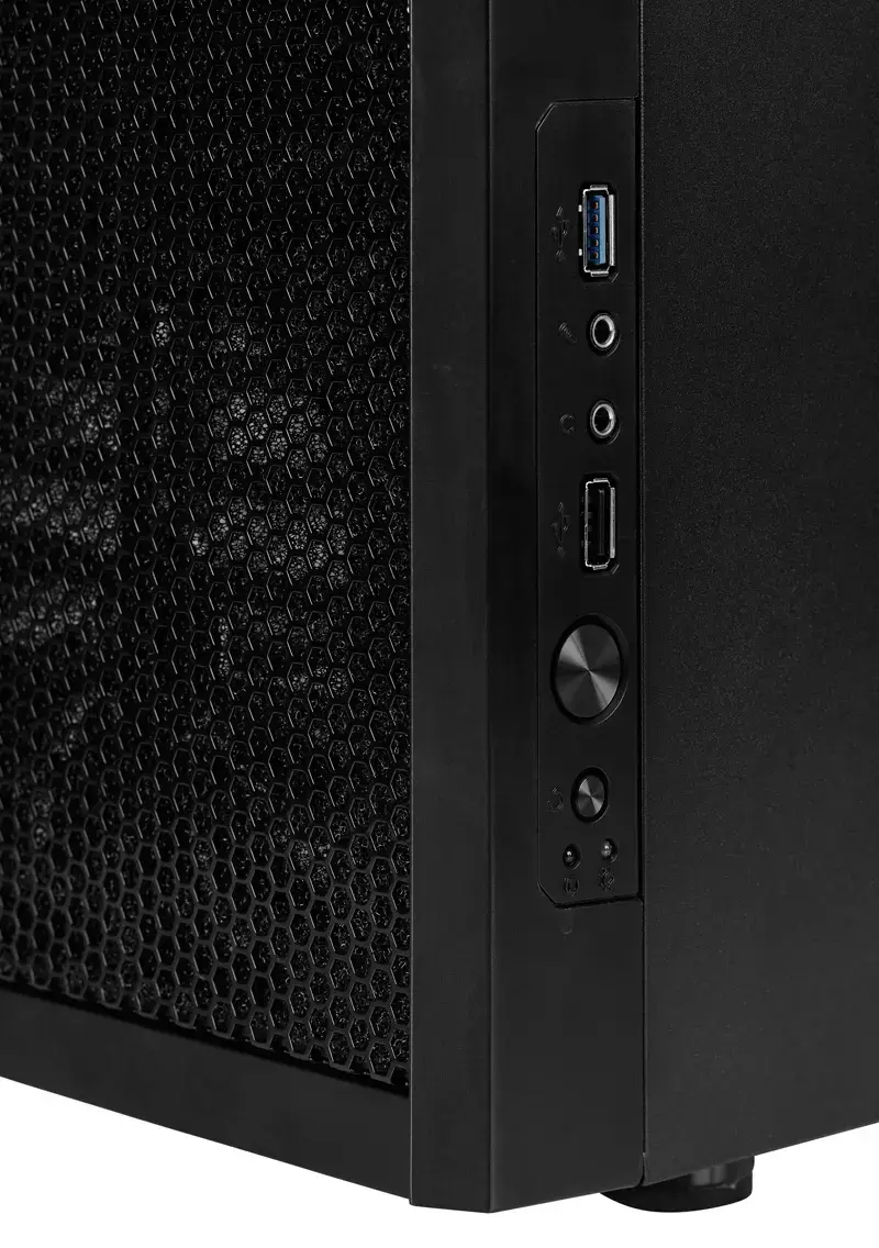 Fractal Design Core 1000 USB 3.0, Midi Tower, kompiuteris, juodas, DTX, micro ATX, Mini-ITX, 14,8 cm, 35 cm