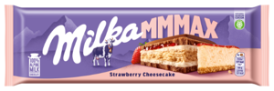 Pieninis šokoladas MILKA su sūrio pyrago skonio įdaru, 300g