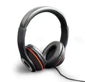 GEMBIRD MHS-LAX-B Gembird mikrofonas ir stereo ausinės Los Andželas su garsumo reguliatoriumi, juodos spalvos