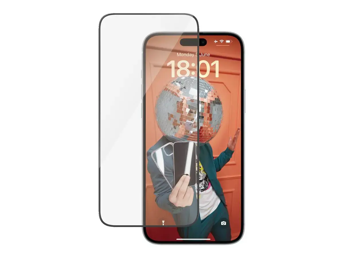 "PanzerGlass" ekrano apsauga "iPhone 2023" 6,7 | Ultra-Wide Fit w. EasyAligner
