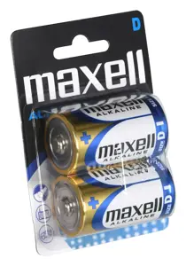 Baterijos Maxell D / LR20, šarminės, 1.5 V, 2 vnt. / BAT-520