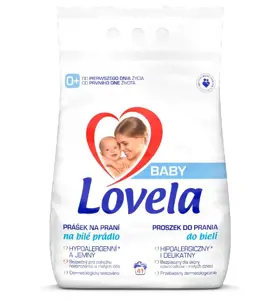 LOVELA Kūdikių baltas skalbimo milteliai 4,1 kg