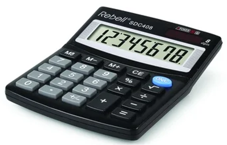 Skaičiuotuvas mažas stalinis Rebell SDC408