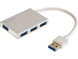 SANDBERG USB 3.0 kišeninis koncentratorius su 4 prievadais