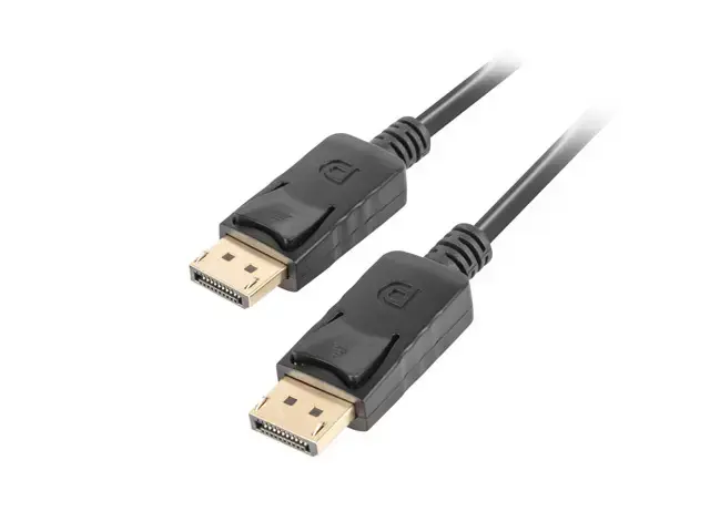 LANBERG DisplayPort M/M kabelis 0,5 m 4K juodas
