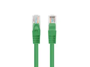 Lanberg Patchcord CAT.5E UTP 1M fluke passed 10-pack, Green | PCU5-20CC-0100-G