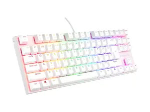 Genesis | THOR 303 | Mechanical Gaming Keyboard | Wired | US | Outemu Peach Silent | White