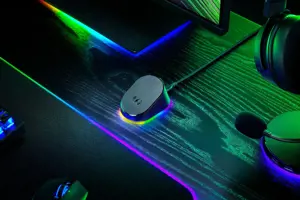 "Razer Mouse Dock Pro" + belaidžio įkrovimo paketas RGB LED lemputė, USB, belaidis, juodas