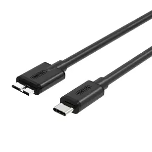 UNITEK Y-C475BK "Unitek" kabelis iš "USB type-C" į "microUSB 3.0", Y-C475BK