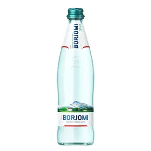 Mineralinis vanduo BORJOMI 0.5 L, stiklinis butelis D