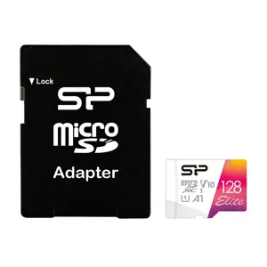 SILICON POWER atminties kortelė Elite Micro SDXC 128GB UHS-I A1 V10