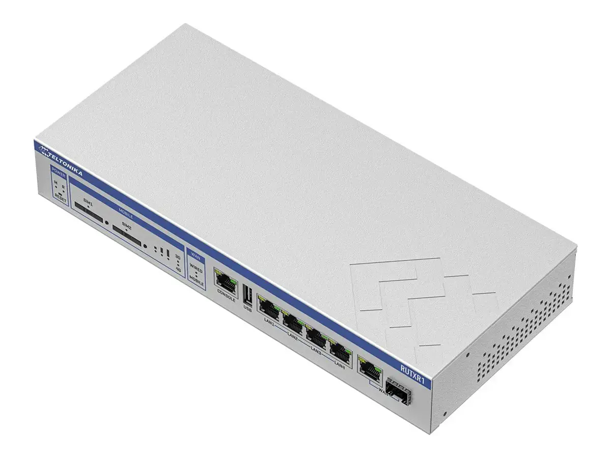 TELTONIKA RUTXR1 Enterprise Rack-mountable SFP/LTE Router