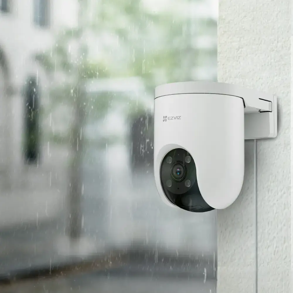 EZVIZ H8c PoE 2K, IP security camera, Outdoor, Wired, Ceiling/wall, White, Dome