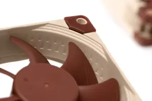 Noctua NF-A8 PWM kompiuterio aušinimo sistema Kompiuterio korpuso ventiliatorius 8 cm, smėlio spalvos, rudas