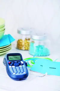 DYMO LetraTag LT-100H, ABC, Direct thermal, 180 x 180 DPI, 12 mm/sec, Black, Blue