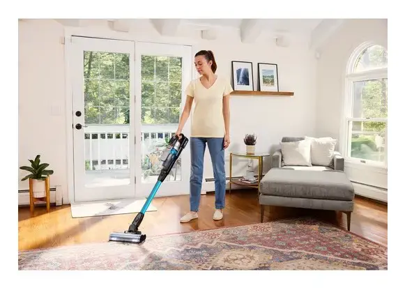 Black & Decker BSV520BRB-QW stick vacuum/electric broom Battery Dry Bagless 0.65 L Blue 2 Ah