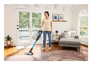 Black & Decker BSV520BRB-QW stick vacuum/electric broom Battery Dry Bagless 0.65 L Blue 2 Ah