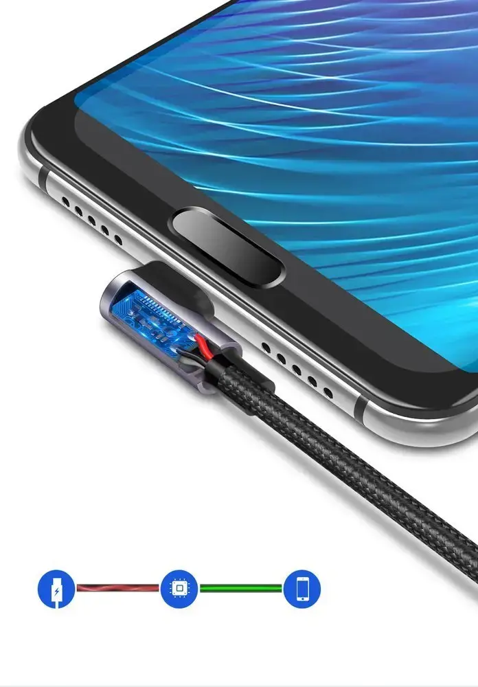 Ugreen 50942, 2 m, USB A, USB C, USB 2.0, juoda