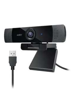 AUKEY PC-LM1E interneto kamera 2 MP 1920 x 1080 pikselių USB Juoda