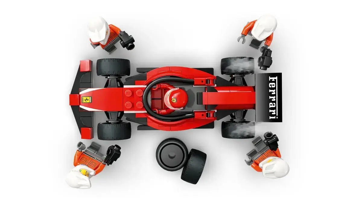 LEGO CITY 60443 F1 - Pit Stop & Pit Crew with Ferrari Car