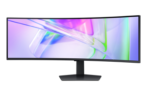 Samsung S95UC, 124.5 cm (49"), 5120 x 1440 pixels, DQHD, LCD, 5 ms, Black
