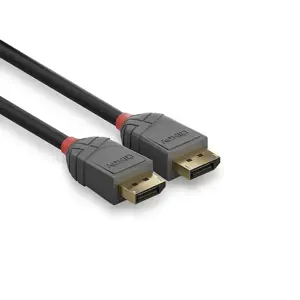 "Lindy" 2 m "DisplayPort 1.4" kabelis, "Anthra Line", 2 m, "DisplayPort", "DisplayPort", vyriškas, vyriškas, 7680 x 4320 taškų