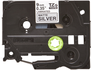 Brother TZe-M921, juoda ant metalo, TZe, Brother, P-touch, 9 mm, 8 m