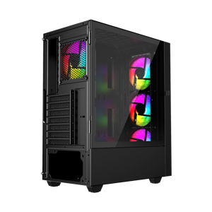 GEMBIRD kompiuterio korpusas Fornax 4000 ATX - ARGB apšvietimas juodas