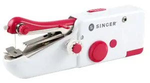 SINGER Stitch Sew Quick Mini mechaninė siuvimo mašina AA baterija Balta