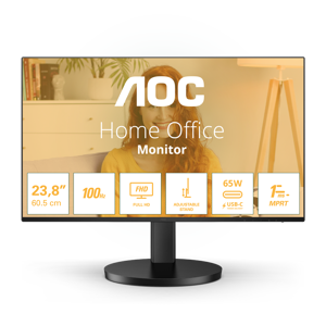 AOC B3 27B3CF2, 68.6 cm (27"), 1920 x 1080 pixels, Full HD, LED, 1 ms, Black