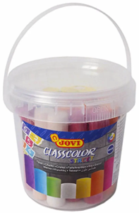 Kreidelės JOVI Classcolor Street, kibirėlyje, 7 spalvos, 20 kreidelių