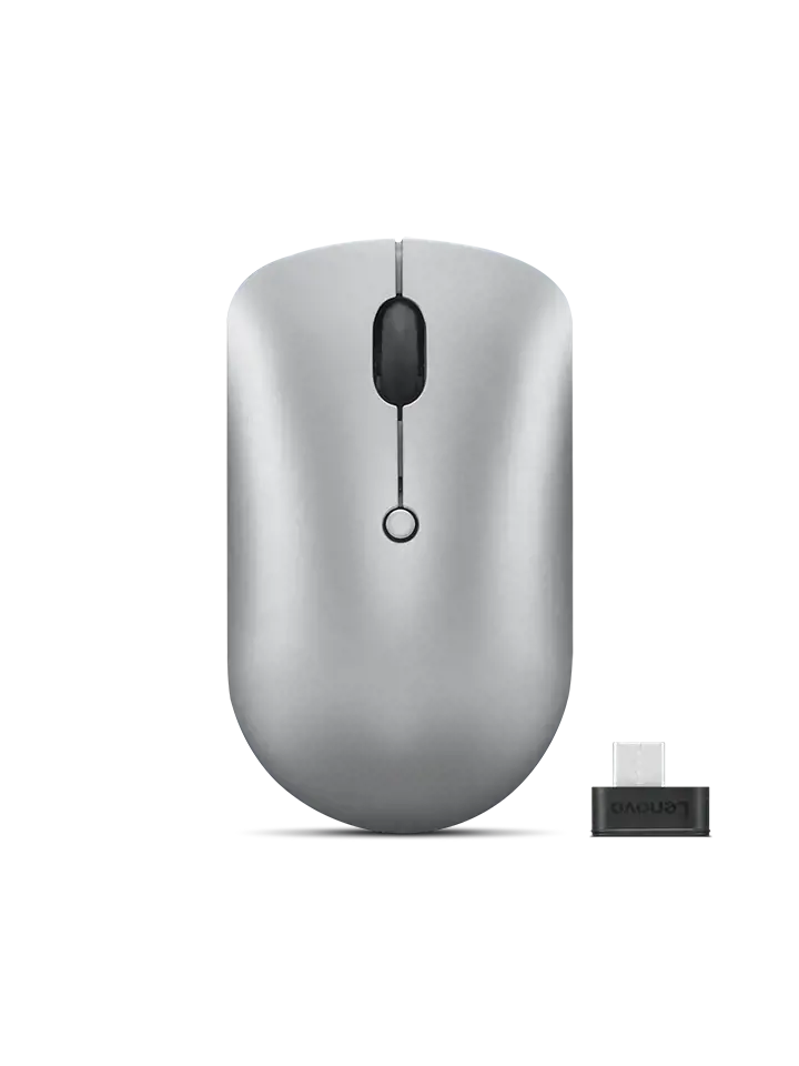 Lenovo 540, dvipusis, optinis, RF belaidis, 2400 DPI, pilkas