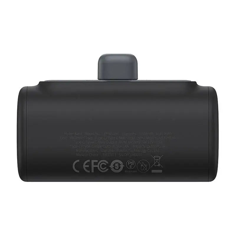 Powerbank Baseus Compact 5000mAh, 20W, USB-C (black)