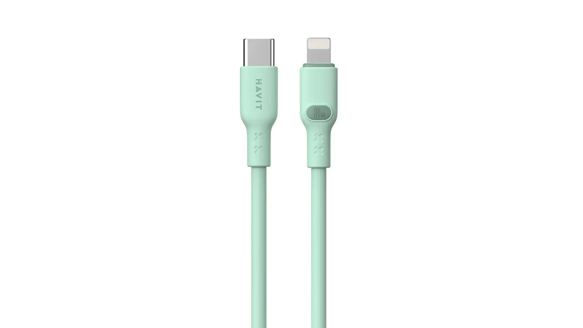 Havit CB6281 - USB Type C to Lightning cable, 1 m (green)
