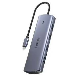 UNITEK 9-in-1 USB-C Hub, HDMI, VGA, SD, RJ45, PD 100W