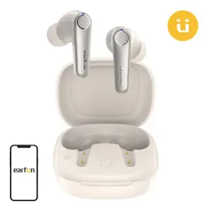 "TWS EarFun Air Pro 3" ausinės, ANC (baltos spalvos)