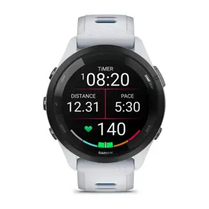 "Garmin Forerunner 265 Music", baltos spalvos