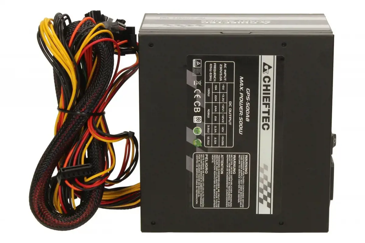 Maitinimo blokas CHIEFTEC GPS-500A8, 500 W, No