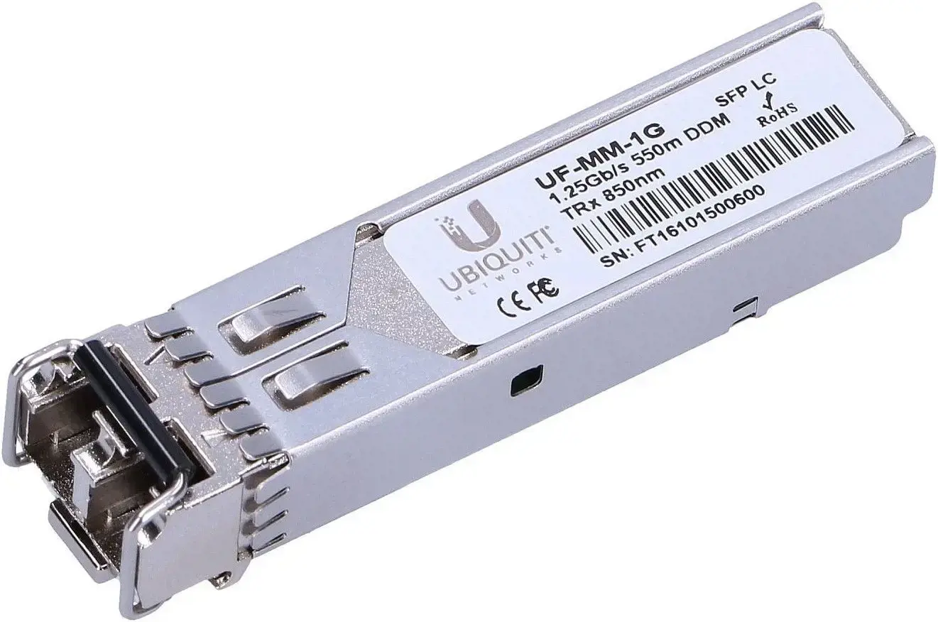 UBIQUITI UF-MM-1G Ubiquiti UF-MM-1G 1,25 Gb/s SFP SX-LC (daugiamodis šviesolaidis) 850 nm 550 m - 2 vnt.